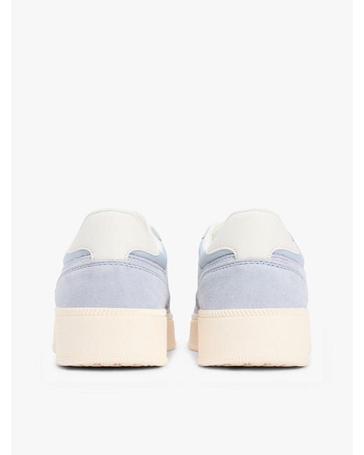 Tommy Hilfiger White The Greenwich Suede Chunky Trainers
