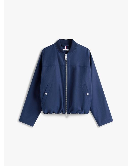 Bomber Déperlant Tommy Hilfiger en coloris Blue