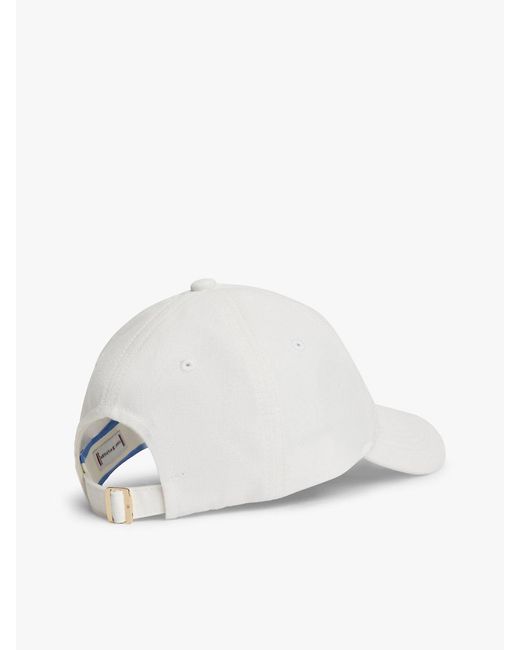 Tommy Hilfiger White Logo Embroidery Baseball Cap
