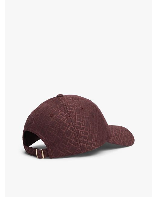 Tommy Hilfiger Purple Th Monogram Jacquard Baseball Cap