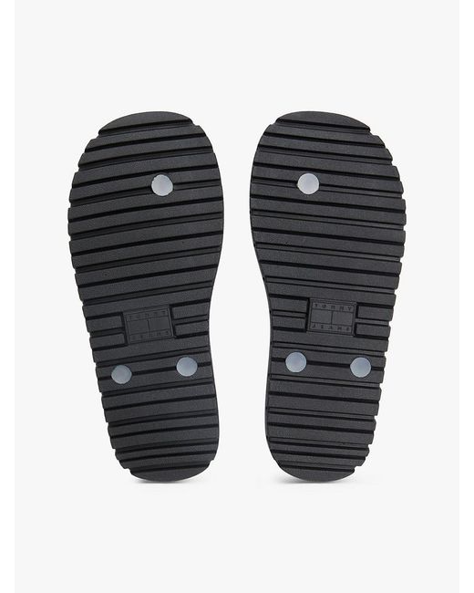 Tommy Hilfiger White Jelly Cleat Wedge Flip-Flops