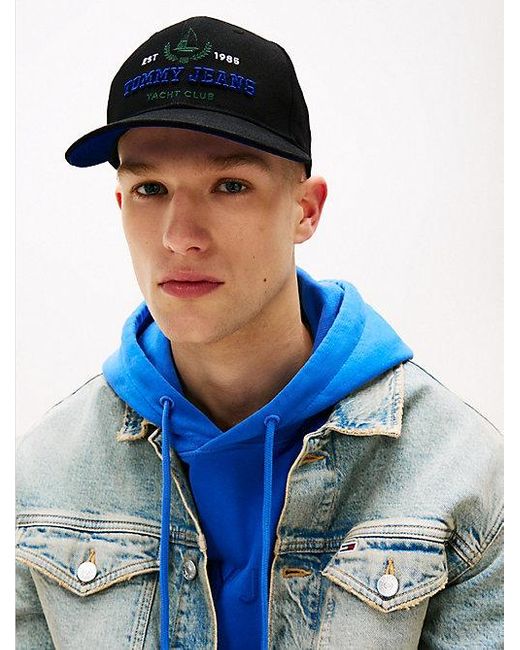 Gorra De Béisbol Con Logo Retro Tommy Hilfiger de hombre de color Black