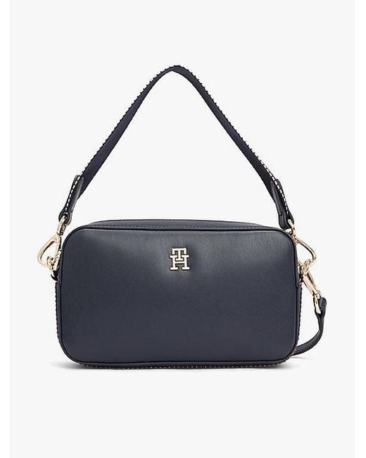 Tommy Hilfiger Th Monogram Signature Crossbodytas in het Blue