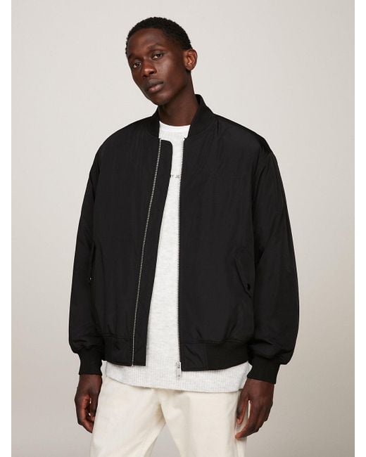 Tommy padded bomber jacket deals