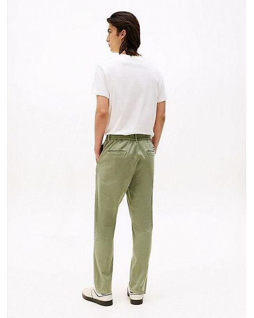 Tommy Hilfiger Isaac Regular Broek Van Twill in het Green voor heren