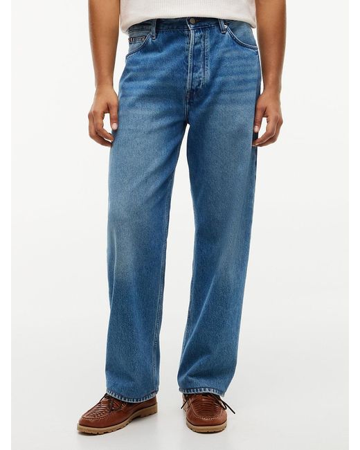 Tommy Hilfiger Blue Faded Loose Jeans for men