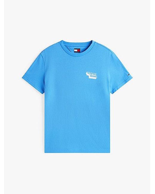 Camiseta Slim Con Logo 3D Tommy Hilfiger de hombre de color Blue