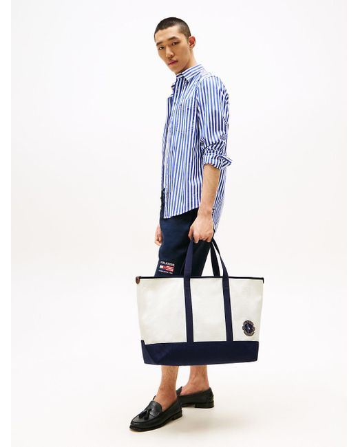 Fourre-Tout De Plage Colour-Block Tommy Hilfiger pour homme en coloris Blue