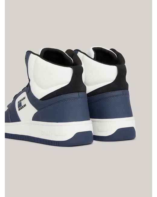 Chaussures de basket mi-montantes Retro Tommy Hilfiger pour homme en coloris Blue