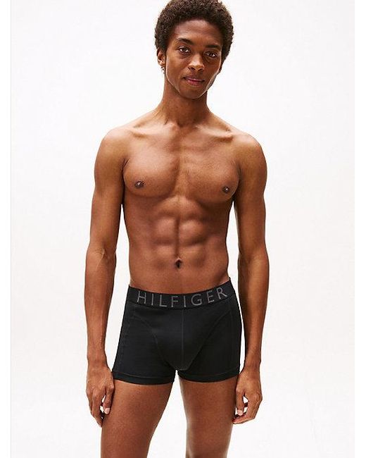 Tommy Hilfiger Set Van 3 Microvezel Boxershorts Met Logotaille in het Black voor heren