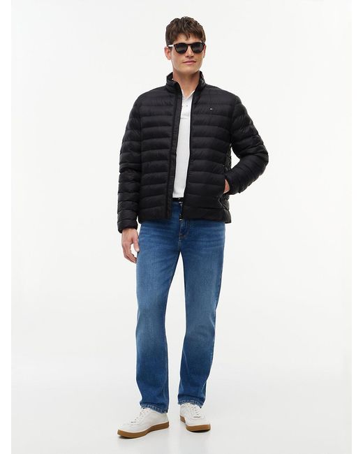 Tommy Hilfiger Black Packable Quilted Jacket for men