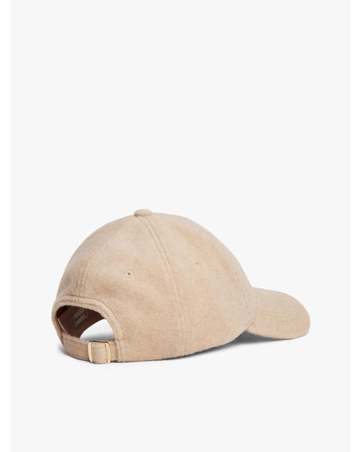 Casquette Chic En Laine À Monogramme Th Tommy Hilfiger en coloris Natural