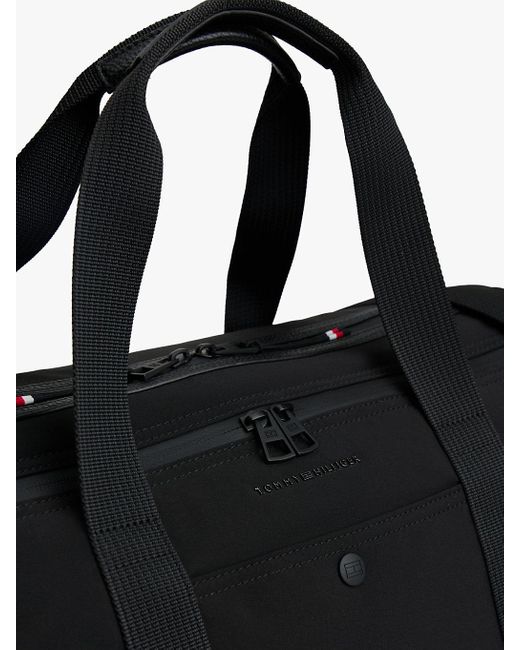 Sac De Sport De Voyage En Tissu À Logo Tommy Hilfiger pour homme en coloris Black