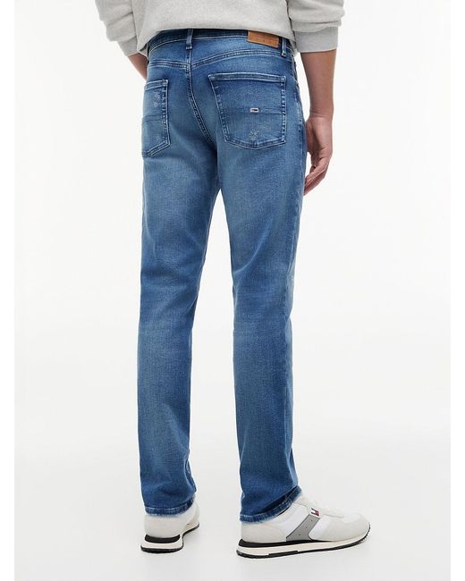 Tommy Hilfiger Red Scanton Distressed Slim Jeans for men