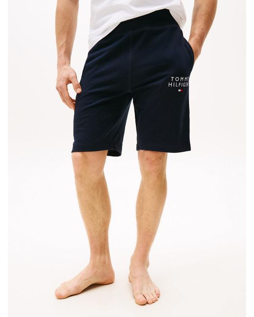 Shorts Lounge Th Original Con Logo di Tommy Hilfiger in Blue da Uomo