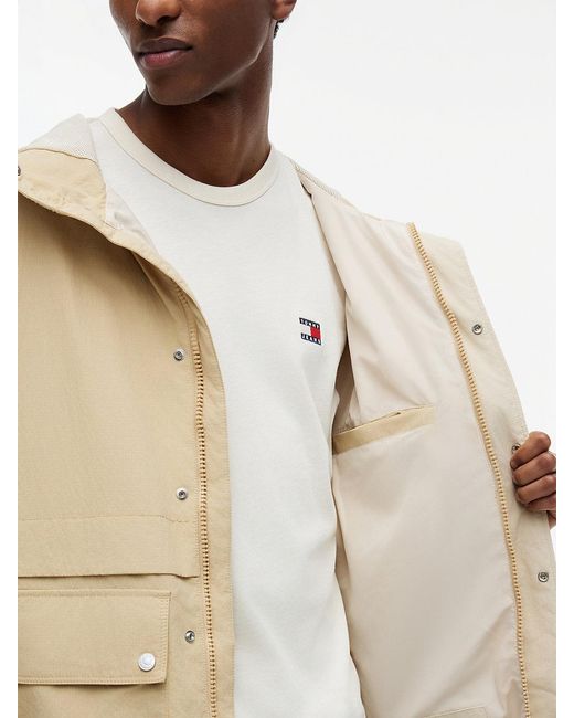 Tommy Hilfiger Natural Logo Regatta Relaxed Ripstop Windbreaker for men