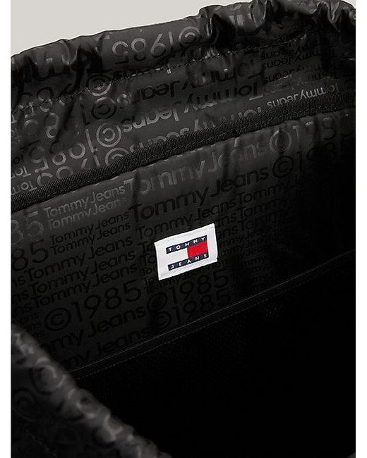Tommy Hilfiger Essential Rugzak Met Logo En Flap in het Black voor heren