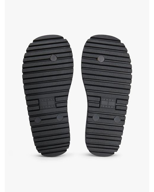 Tommy Hilfiger White Jelly Cleat Wedge Flip-Flops