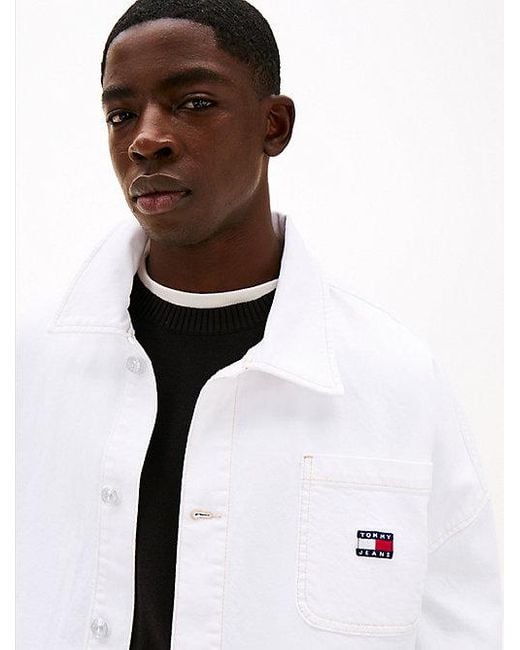 Tommy Hilfiger Relaxed Utility-Jack in het White voor heren