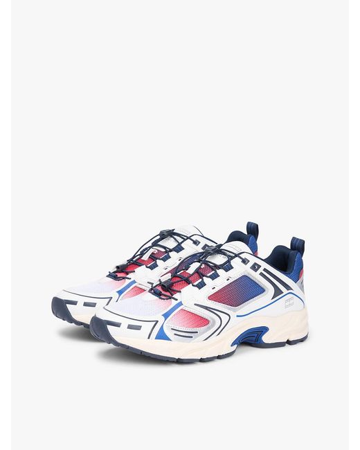 Tommy Hilfiger Blue Archive Runner Speed Laces Trainers for men