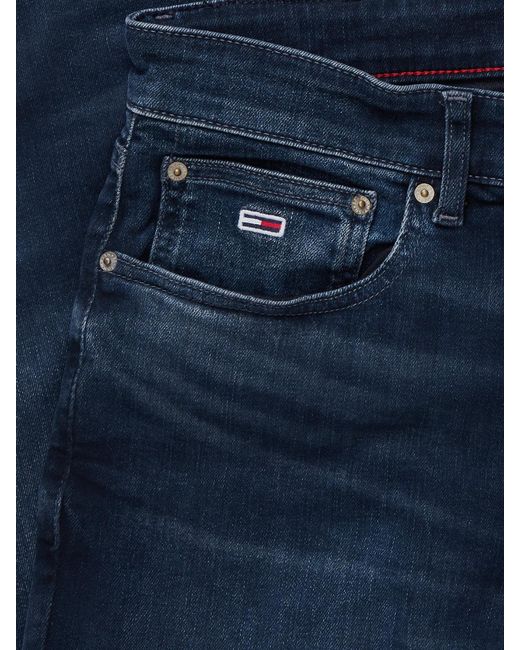 Tommy Hilfiger Blue Austin Faded Slim Tapered Leg Jeans for men