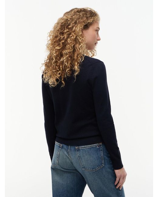 Tommy Hilfiger Blue Heritage V-neck Jumper