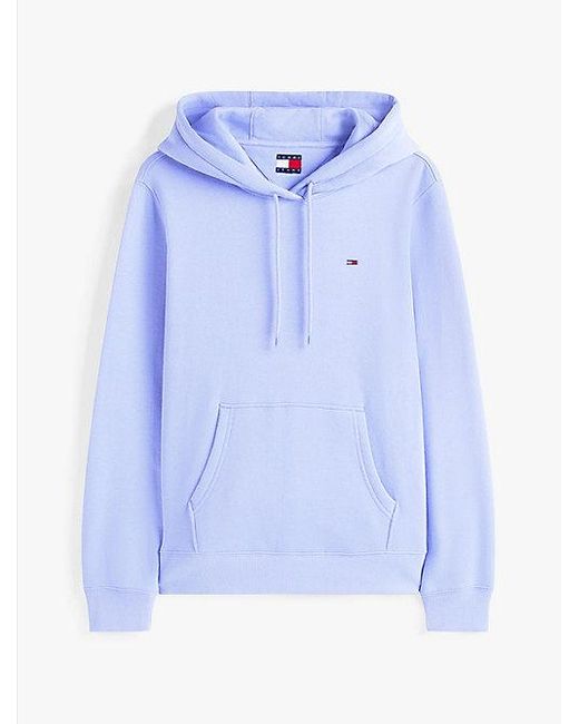Sudadera Con Capucha Y Logo Bordado Tommy Hilfiger de color Blue