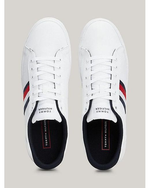 Tommy Hilfiger Essential Iconic Sneaker mit Tommy-Tape in White für Herren