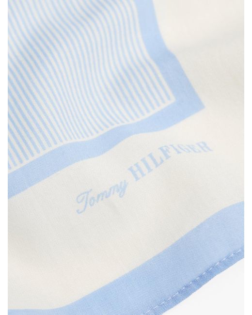 Tommy Hilfiger Blue The Runway Collection Ithaca Stripe Bandana for men