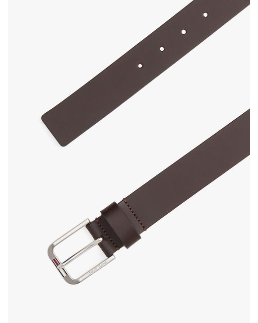 Cintura Austin di Tommy Hilfiger in Brown da Uomo