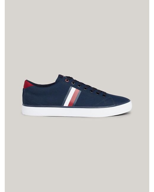 Tommy Hilfiger Blue Essential Signature Tape Trainers for men