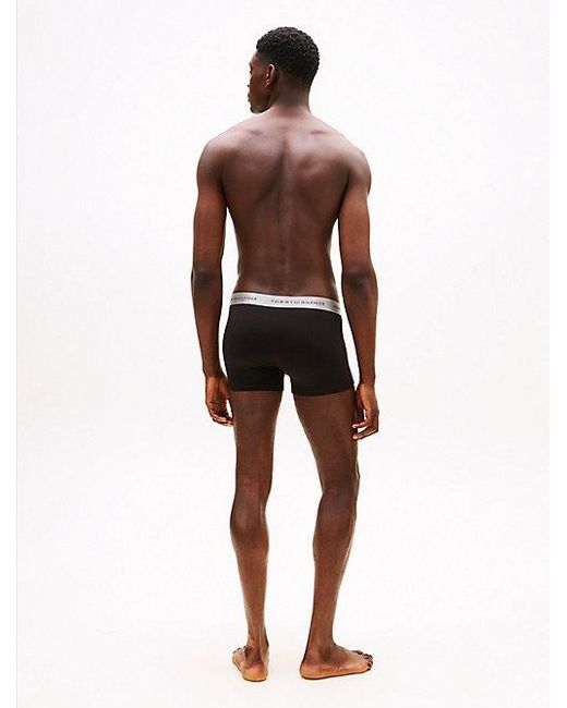Tommy Hilfiger 3Er-Pack Signature Trunks Mit Metallic-Bund in Black für Herren