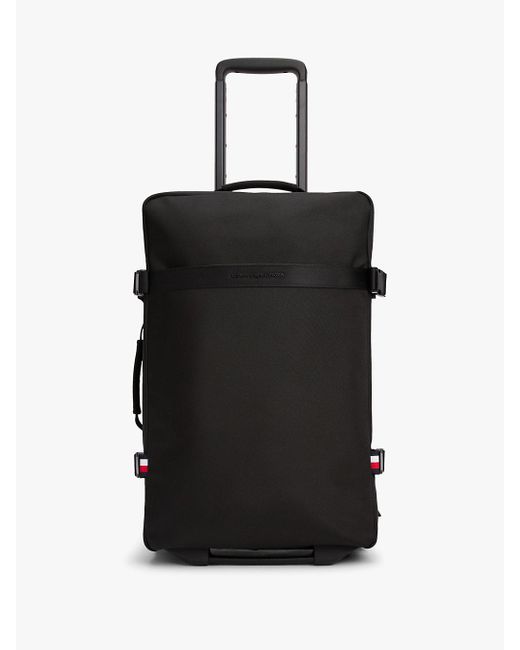 Tommy Hilfiger Black Soft Shell Cabin Suitcase for men