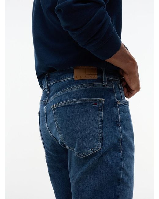Tommy Hilfiger Blue Ryan Slim Straight Jeans for men