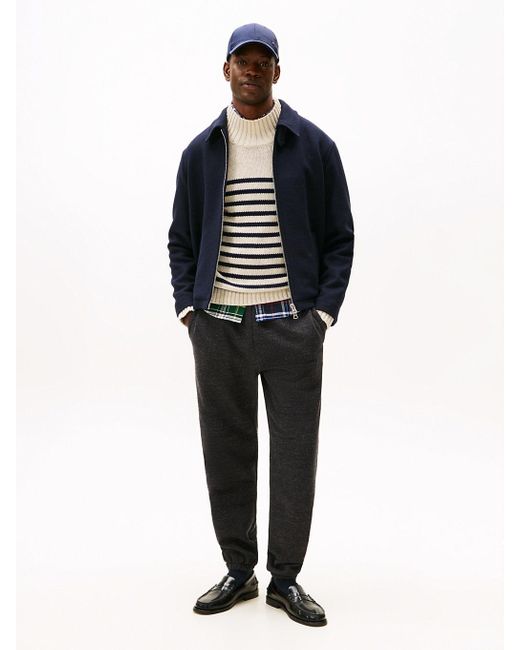 Jogging Décontracté Varsity À Blason Tommy Hilfiger pour homme en coloris Black