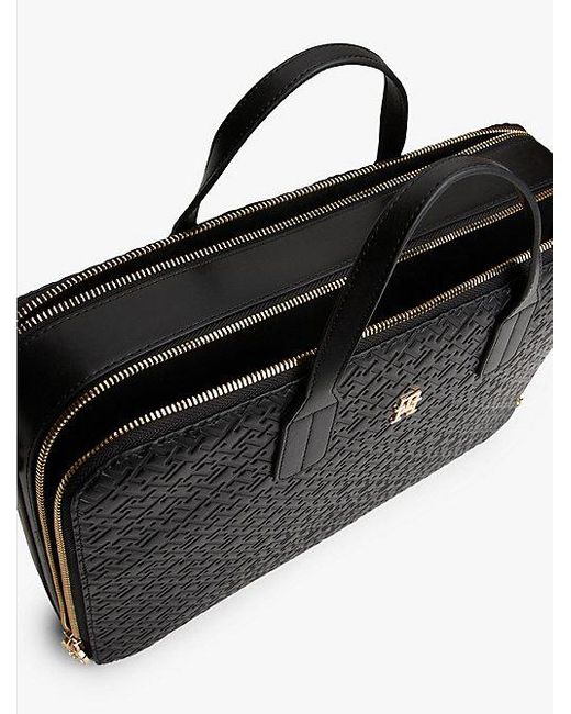 Tommy Hilfiger Hilfiger Icon Laptoptas Met Logo in het Black