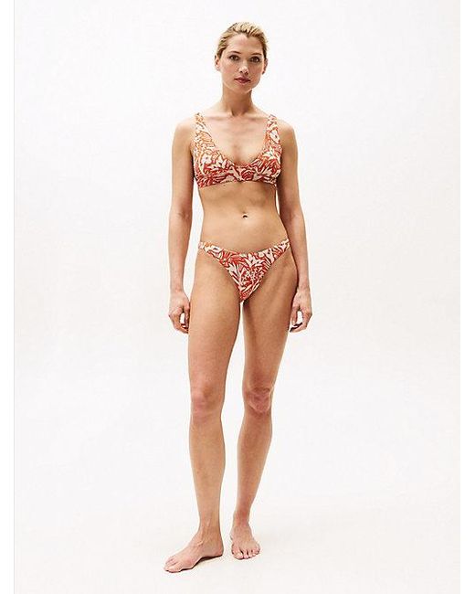 Parte Superior De Bikini De Triángulo Tommy Hilfiger de color Multicolor