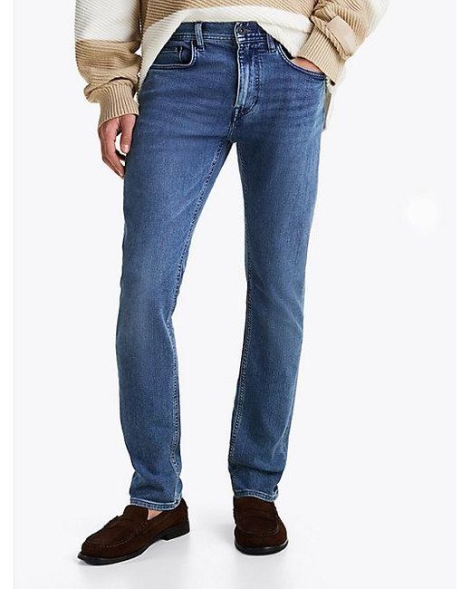 Tommy Hilfiger Bleecker Slim Jeans Met Rechte Broekspijpen in het Blue voor heren