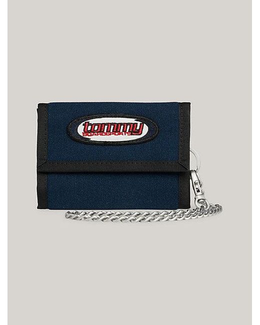 Tommy Hilfiger Heritage Trifold-Brieftasche mit Aufhängekette in Blue für Herren