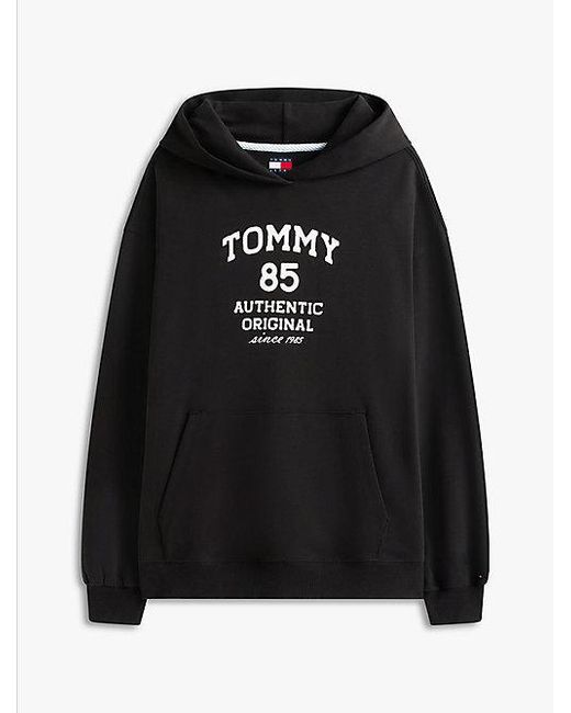 Sudadera Con Capucha 1985 Oversize Tommy Hilfiger de color Black