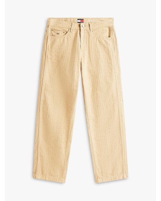 Tommy Hilfiger Jaimie Textured Relaxed Canvas Trousers for men