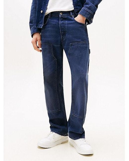 Vaqueros Otis De Corte Regular Y Recto Tommy Hilfiger de hombre de color Blue