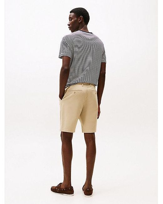Tommy Hilfiger 1985 Harlem Relaxed Fit Chino Short in het Natural voor heren