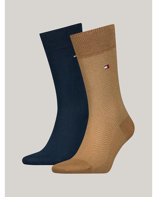 Tommy Hilfiger Blue 2-pack Classics Herringbone Socks for men