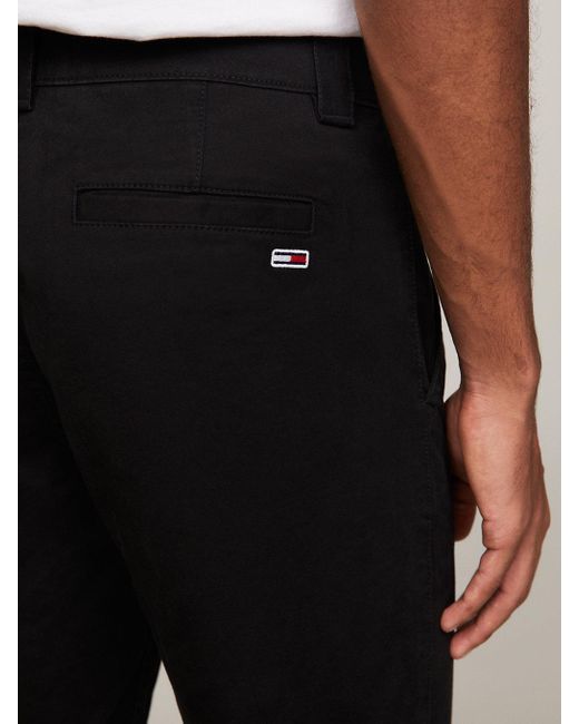 Tommy Hilfiger Black Scanton Slim Chinos for men