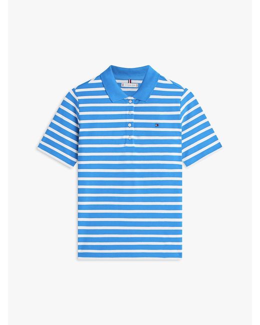 Tommy Hilfiger Blue 1985 Regular Fit Pique Polo Shirt