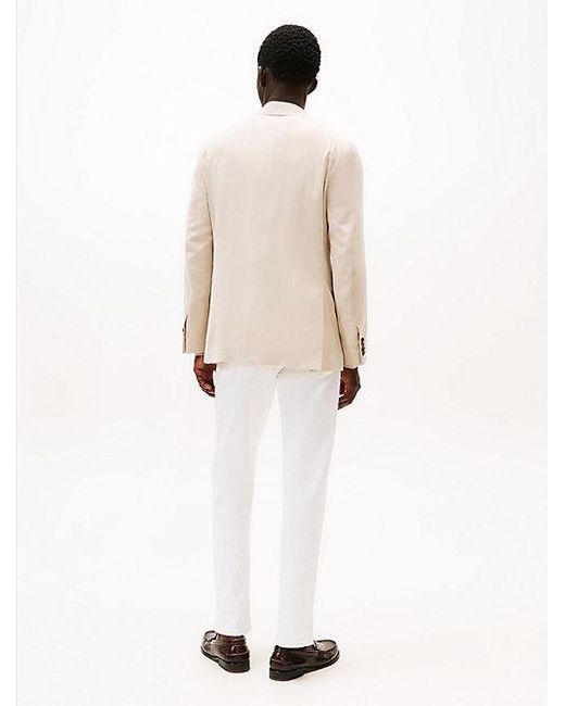 Americana Sencilla De Corte Slim Tommy Hilfiger de hombre de color Natural