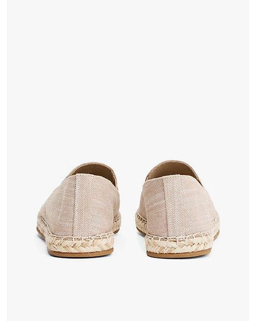 Alpargatas De Chambray Tommy Hilfiger de color White