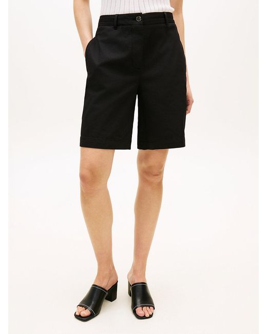 Tommy Hilfiger White Washed Regular Chino Shorts