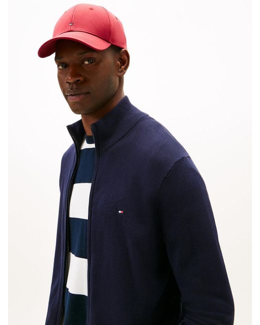 Pull Zippé À Col Cheminée Tommy Hilfiger pour homme en coloris Blue